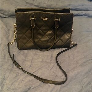 Kate Spade Black Quilted Purse